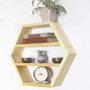 Hanah Home Raf328 Estantería de Madera Natural